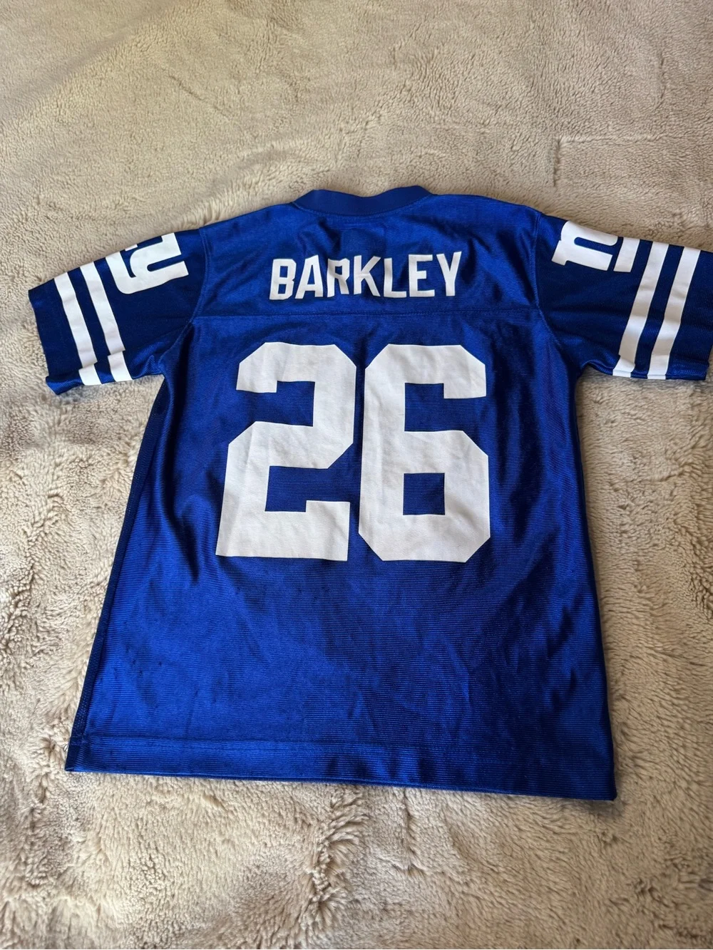🏈NFL🏈 New York Giants Saquon Barkley jersey. Size M youth